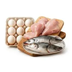 Eggs, Meat & Seafood